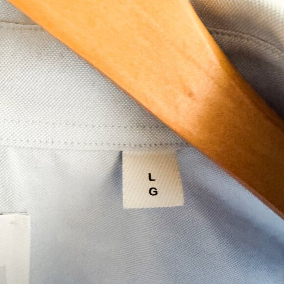 Burberry Light Blue Icon Stripe Poplin Shirt Men's Large - Picture 6 of 9